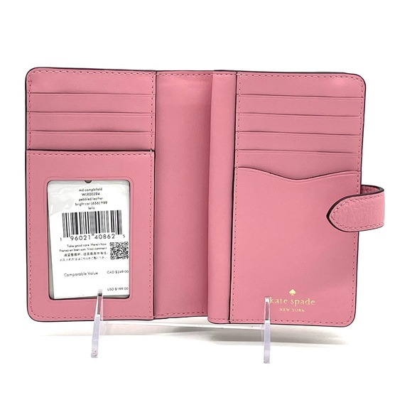 Kate Spade Leila Medium Compact Bifold Wallet - Picture 6 of 7